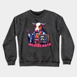 Pi day cow Crewneck Sweatshirt